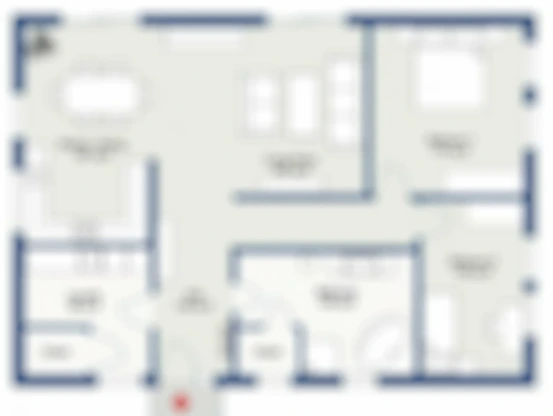 Krishan Square Kalyan 1 BHK Unit Layout Plan